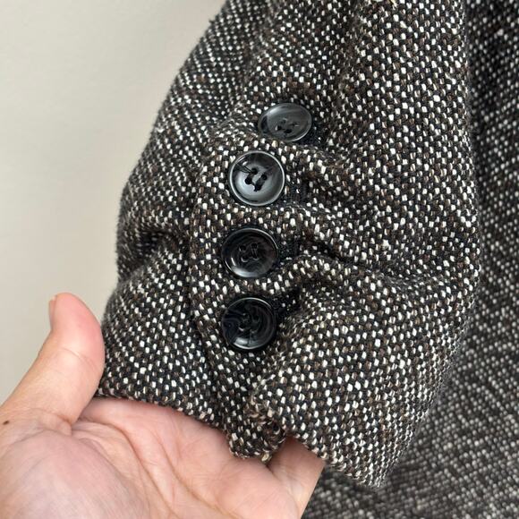 Vintage Classic Wool Tweed Oversized Sport Coat Jacket Blazer Women’s Size Large - Picture 3 of 9
